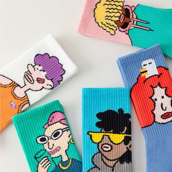 Other - Pop Culture Socks Premium 80% Cotton Socks Pack of 4